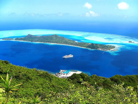 تصاویر از جزایر زیبا و استثنایی بورا بورا