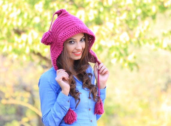 جدید ترین مدل کلاه بافتنی دخترانه 2015