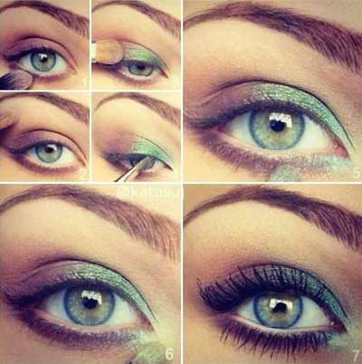 گالری تصاویر زیباترین آرایش چشم طاووسی